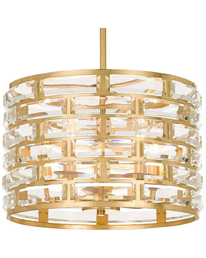 5-Light Meridian Chandelier - Antique Gold, Iron