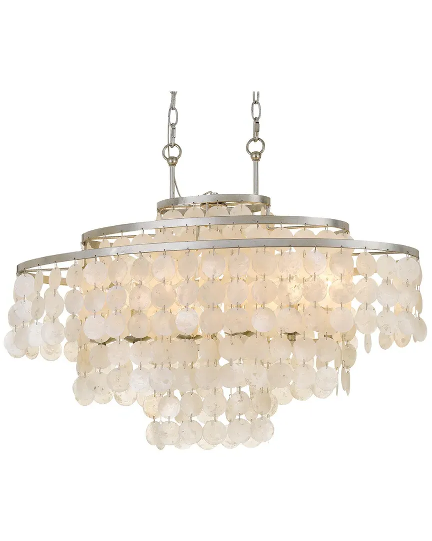 6-Light Brielle Chandelier - Antique Silver image