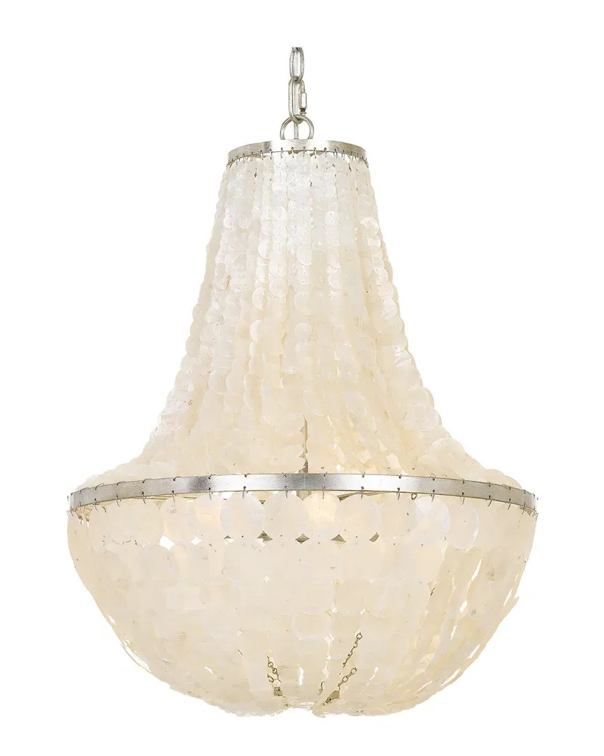 6-Light Brielle Chandelier - Antique Silver