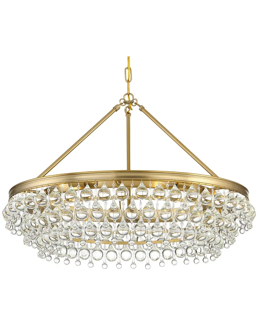6-Light Calypso Chandelier - Vibrant Gold, Steel