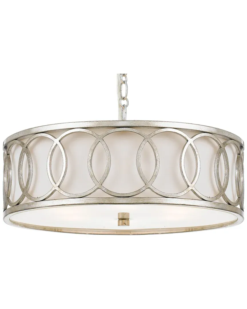 6-Light Graham Chandelier - Antique Silver, Steel