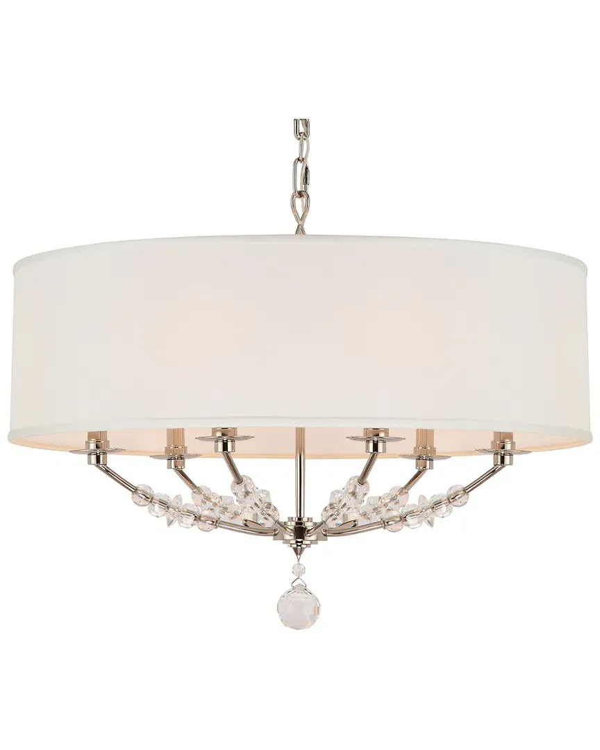 6-Light Mirage Chandelier - Polished Nickel, Steel