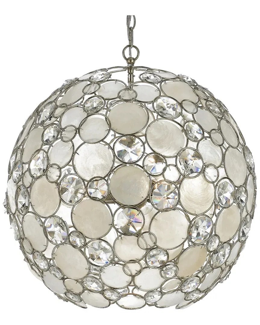 6-Light Palla Chandelier - Antique Silver, Wrought Iron