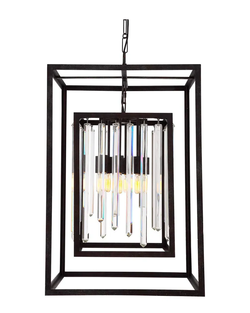 8-Light Hollis Chandelier - Forged Bronze, Steel