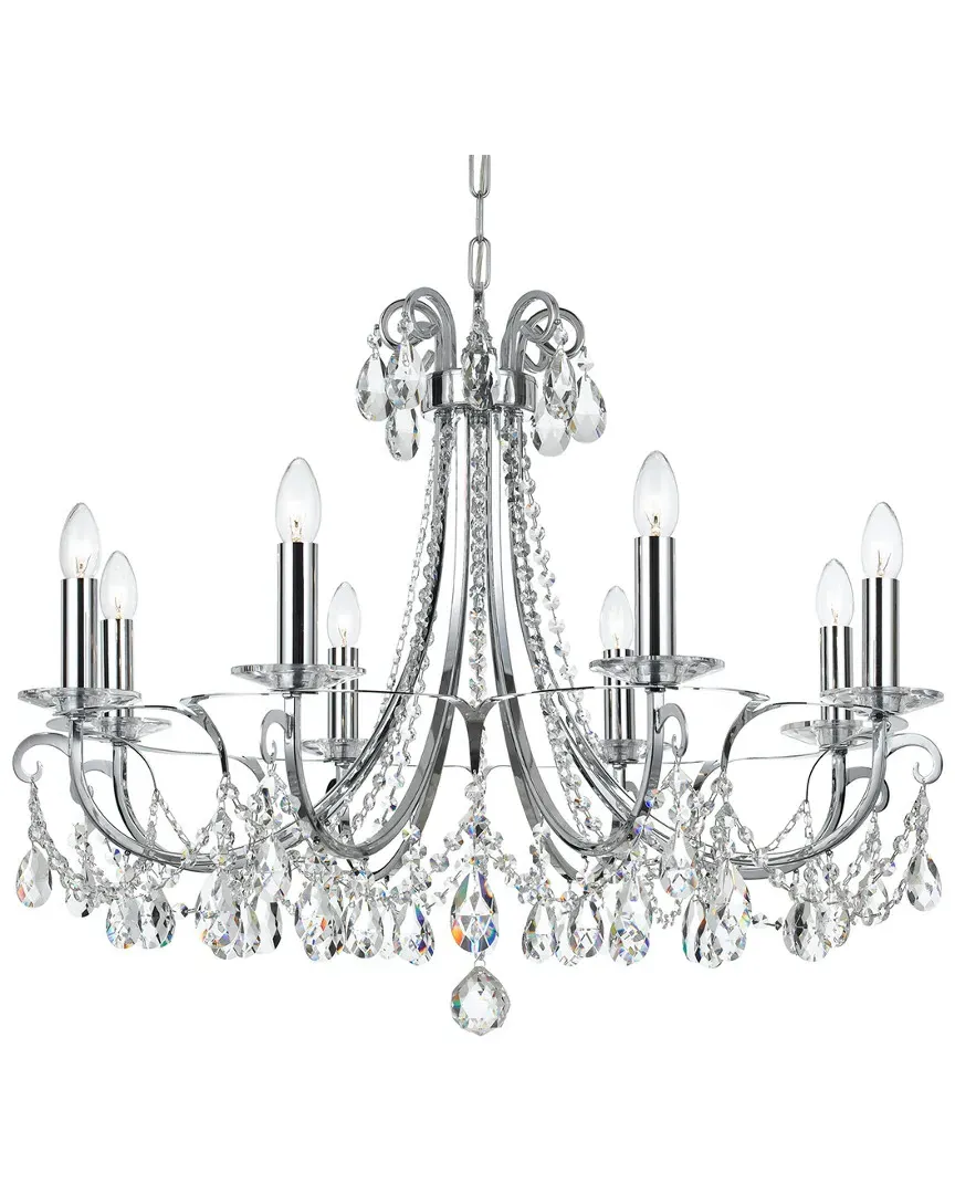 8-Light Othello Chandelier Swarovski Spectra Crystal - Chrome image