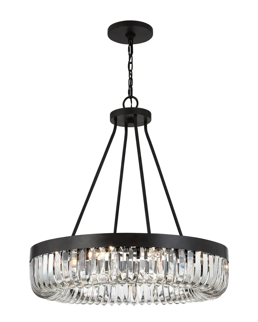 Alister 10 Light Chandelier - Charcoal Bronze, Steel