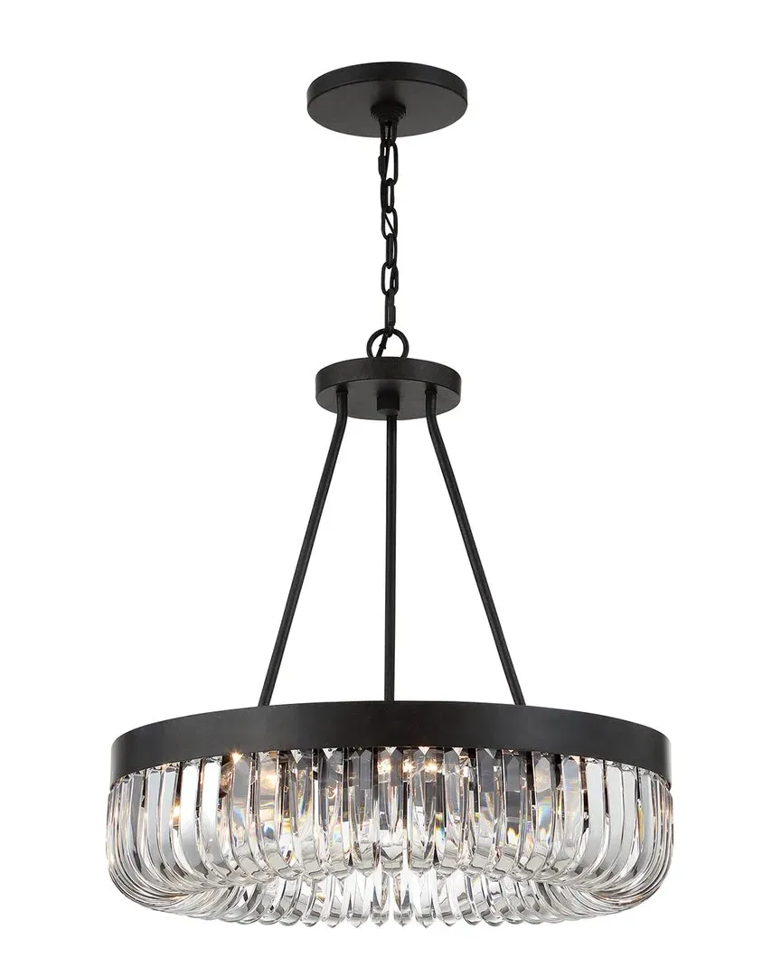 Alister 8 Light Chandelier - Charcoal Bronze, Steel