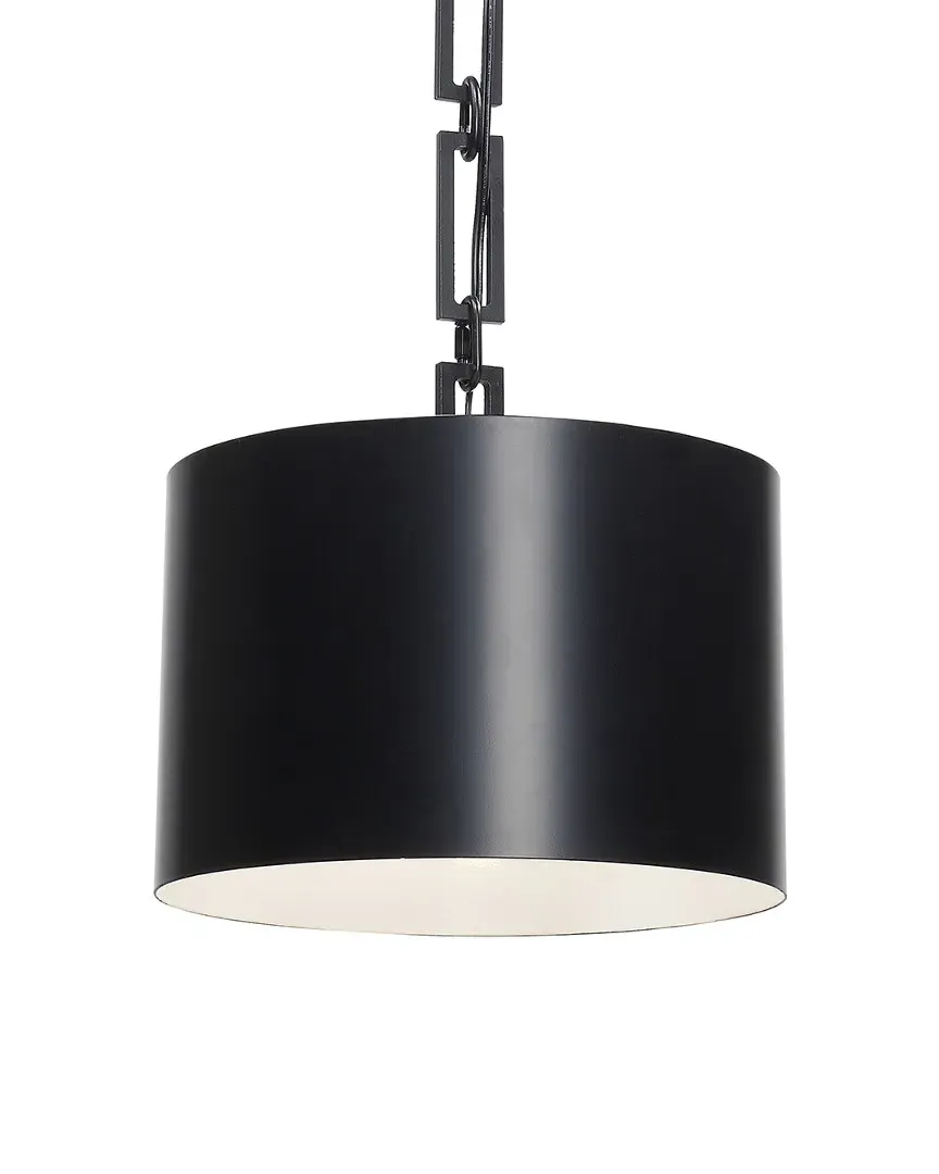 Alston 1-Light Mini Chandelier - Matte Black, Steel