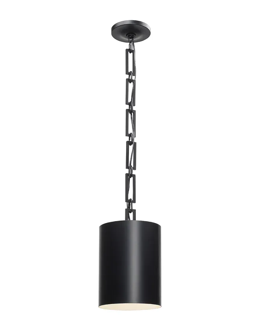 Alston 1-Light Mini Chandelier - Matte Black, Steel image