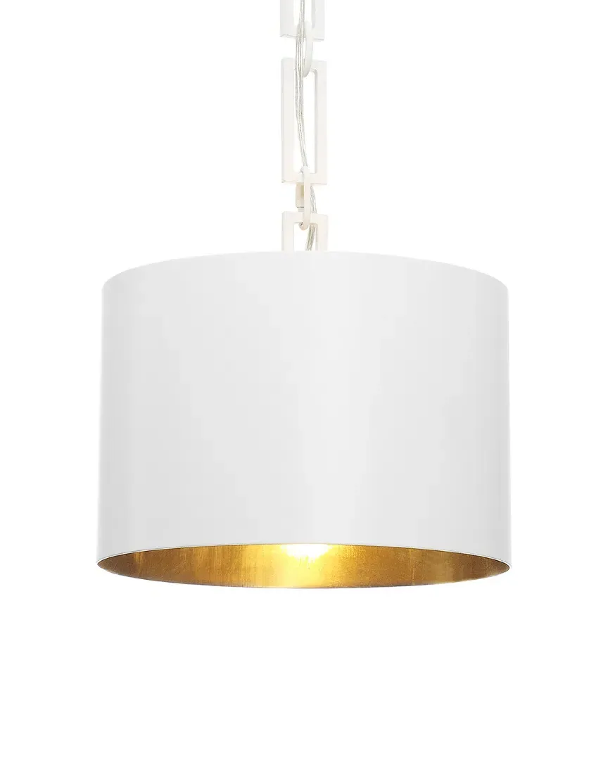 Alston 1-Light Mini Chandelier - Matte White, Steel
