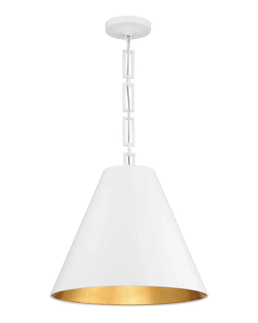 Alston 3 Light Chandelier - White, Iron