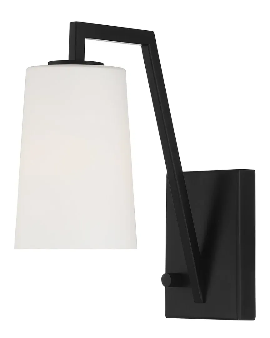 Avon 1 Light Wall Mount - Black, Iron image