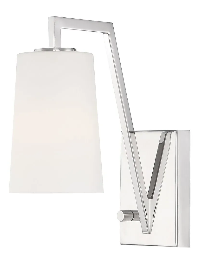 Avon 1 Light Wall Mount - Nickel, Iron