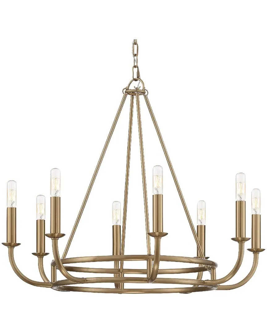 Bailey 8-Light Chandelier - Aged Brass image