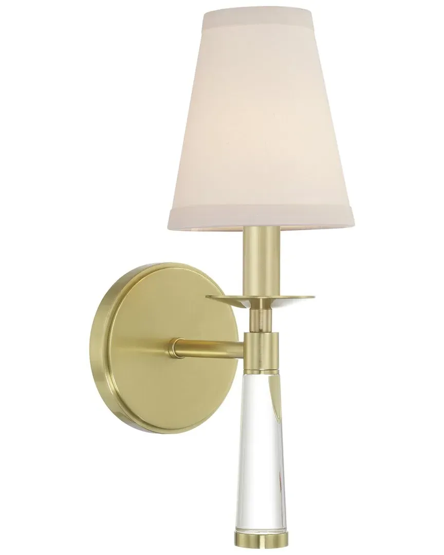 Baxter 1-Light Wall Sconce - Aged Brass, Steel image