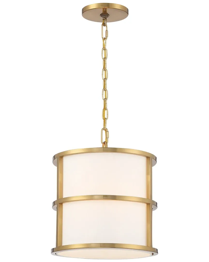 Brian Patrick Flynn Hulton 3-Light Pendant - Gold, Steel