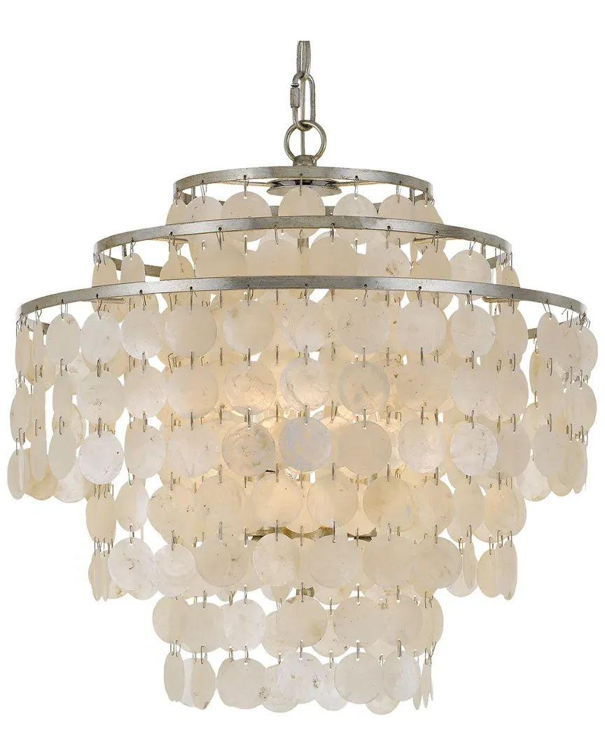 Brielle 4-Light Chandelier - Antique Silver image