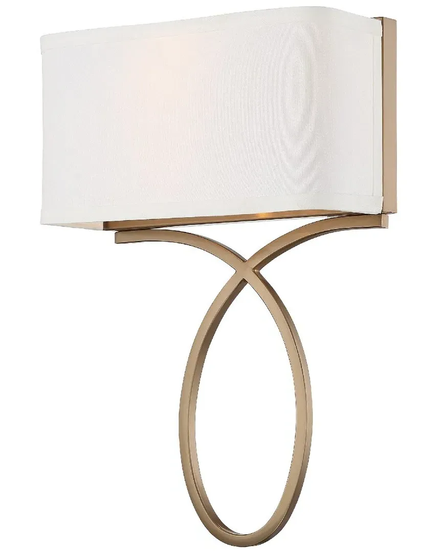 Brinkley 2-Light Wall Mount - Vibrant Gold, Steel