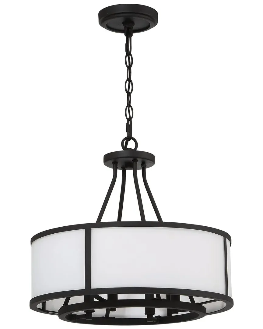 Bryant 4-Light Chandelier - Black, Forged Steel
