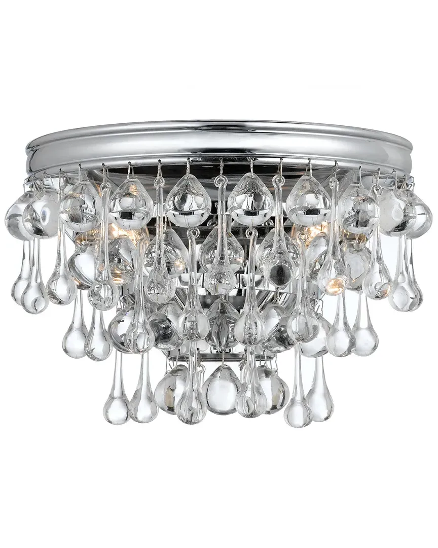 Calypso 2-Light Wall Sconce - Polished Chrome, Steel