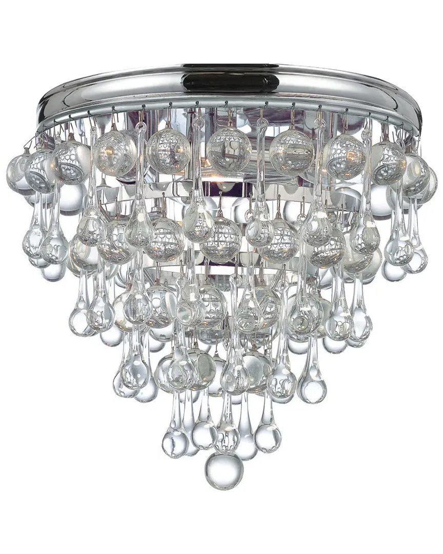 Calypso 3-Light Flush Mount - Polished Chrome image