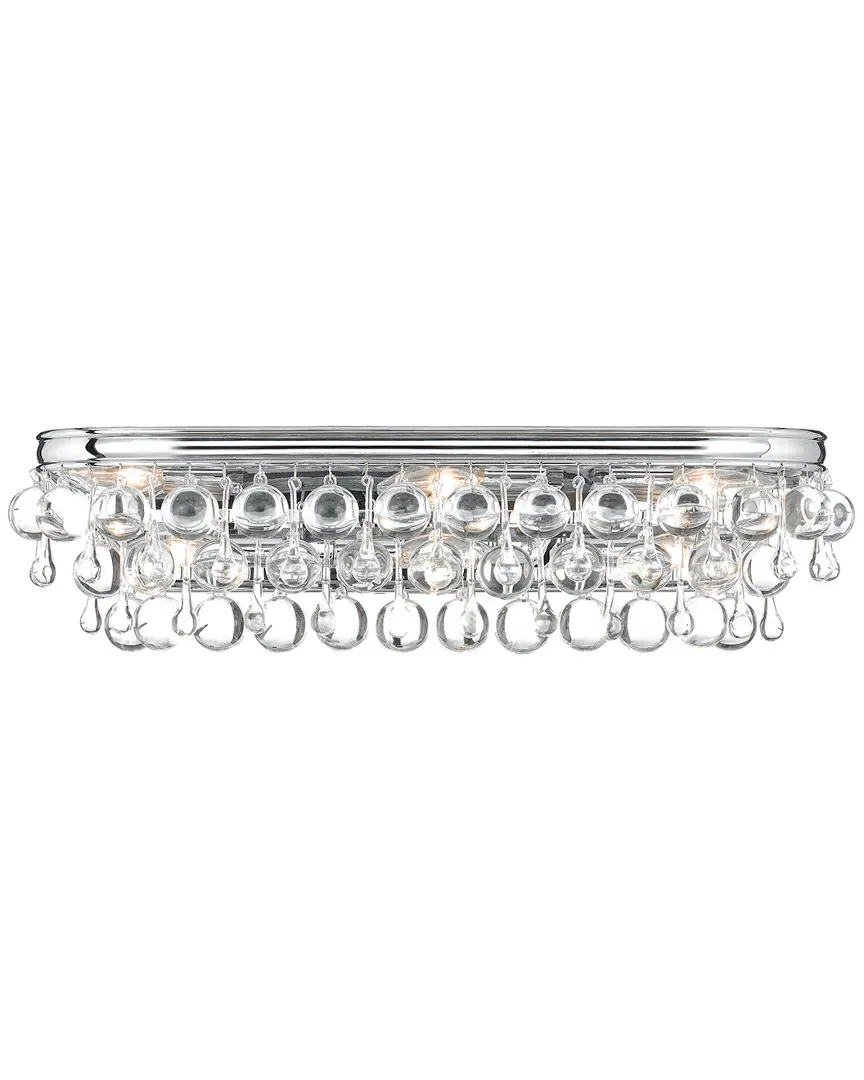 Calypso 6-Light Bathroom Vanity Light - Chrome, Steel