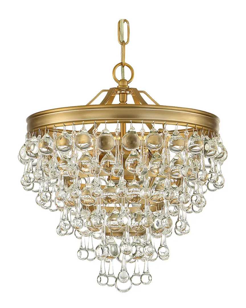 Calypso 6-Light Mini Chandelier - Vibrant Gold, Steel