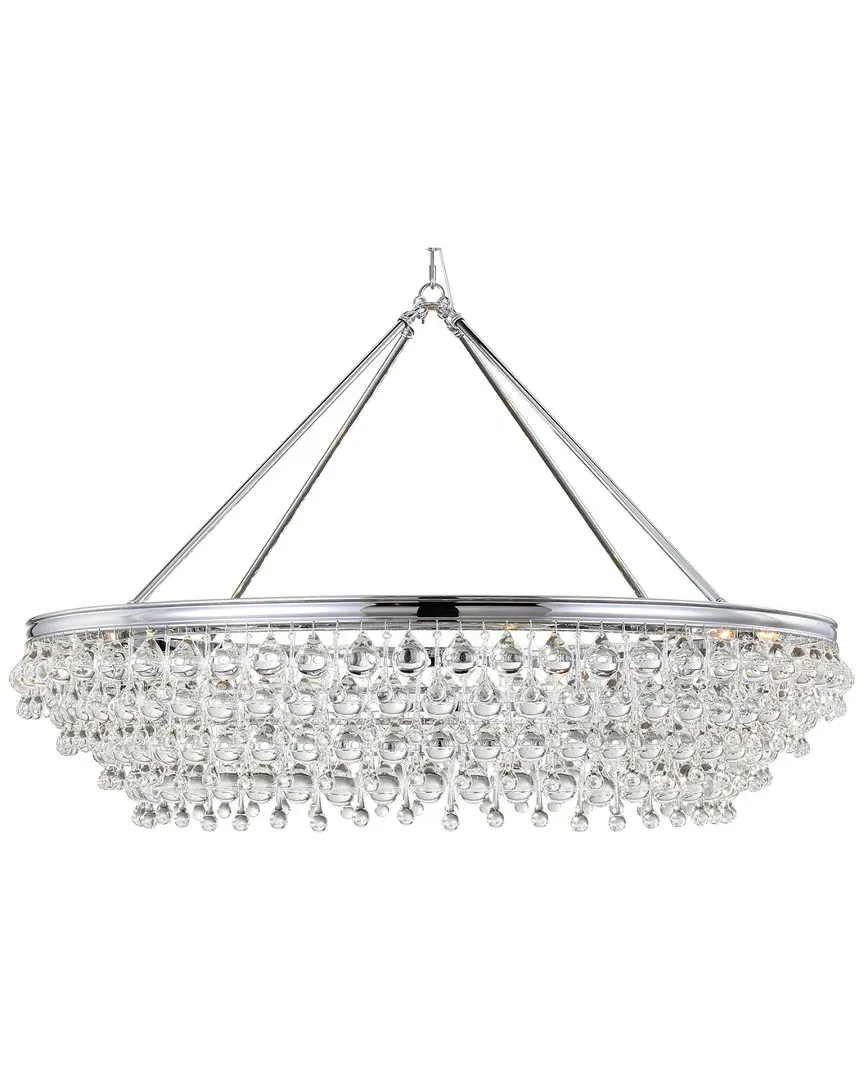 Calypso 8-Light Chandelier - Polished Chrome, Steel