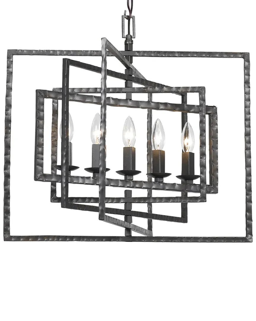 Capri 5-Light Chandelier - Steel image