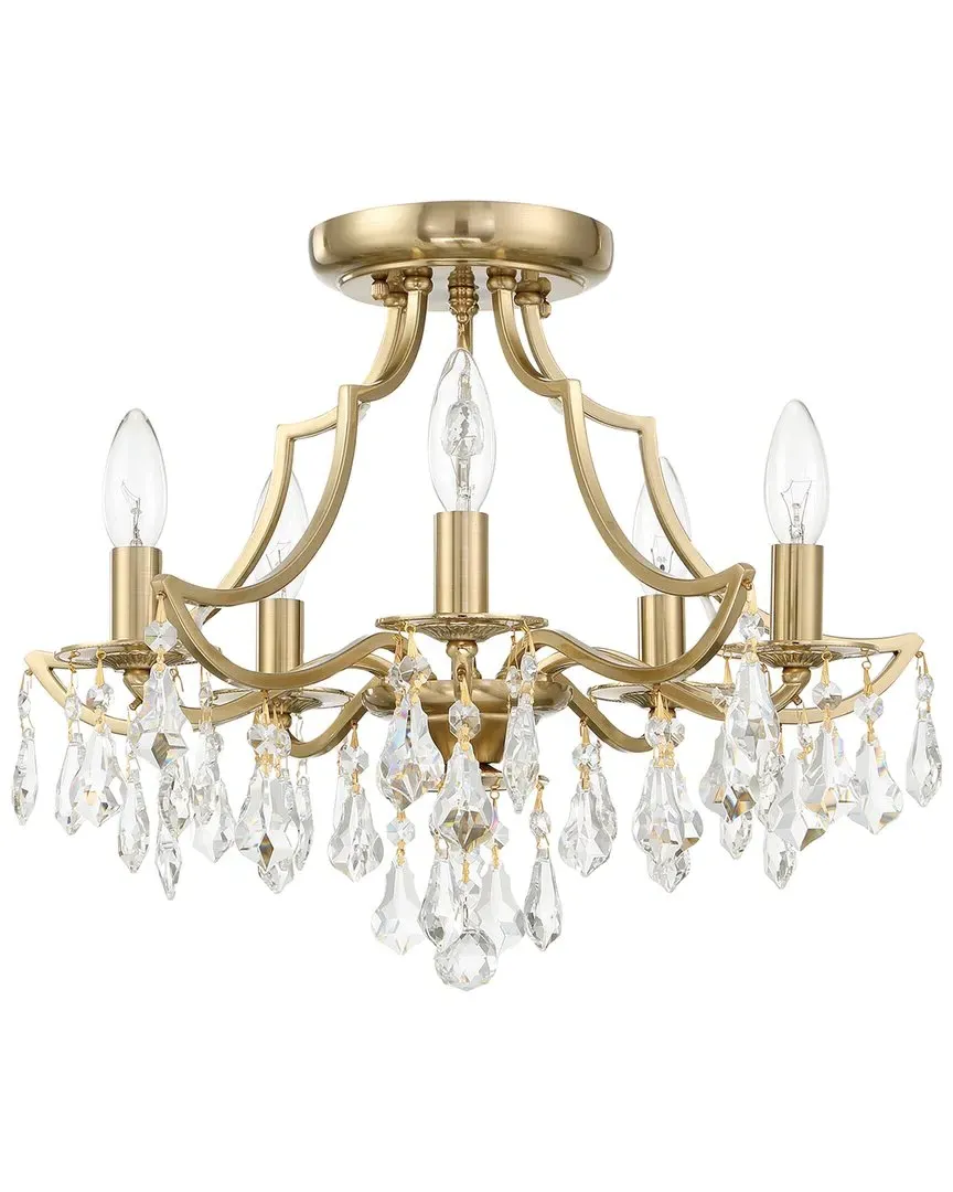 Cedar 5-Light Ceiling Mount - Vibrant Gold