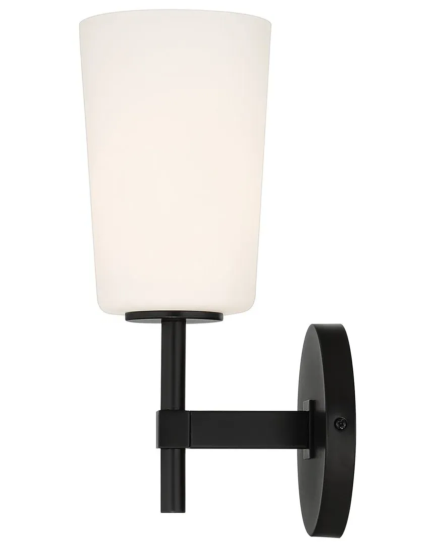 Colton 1-Light Wall Mount - Black, Steel image