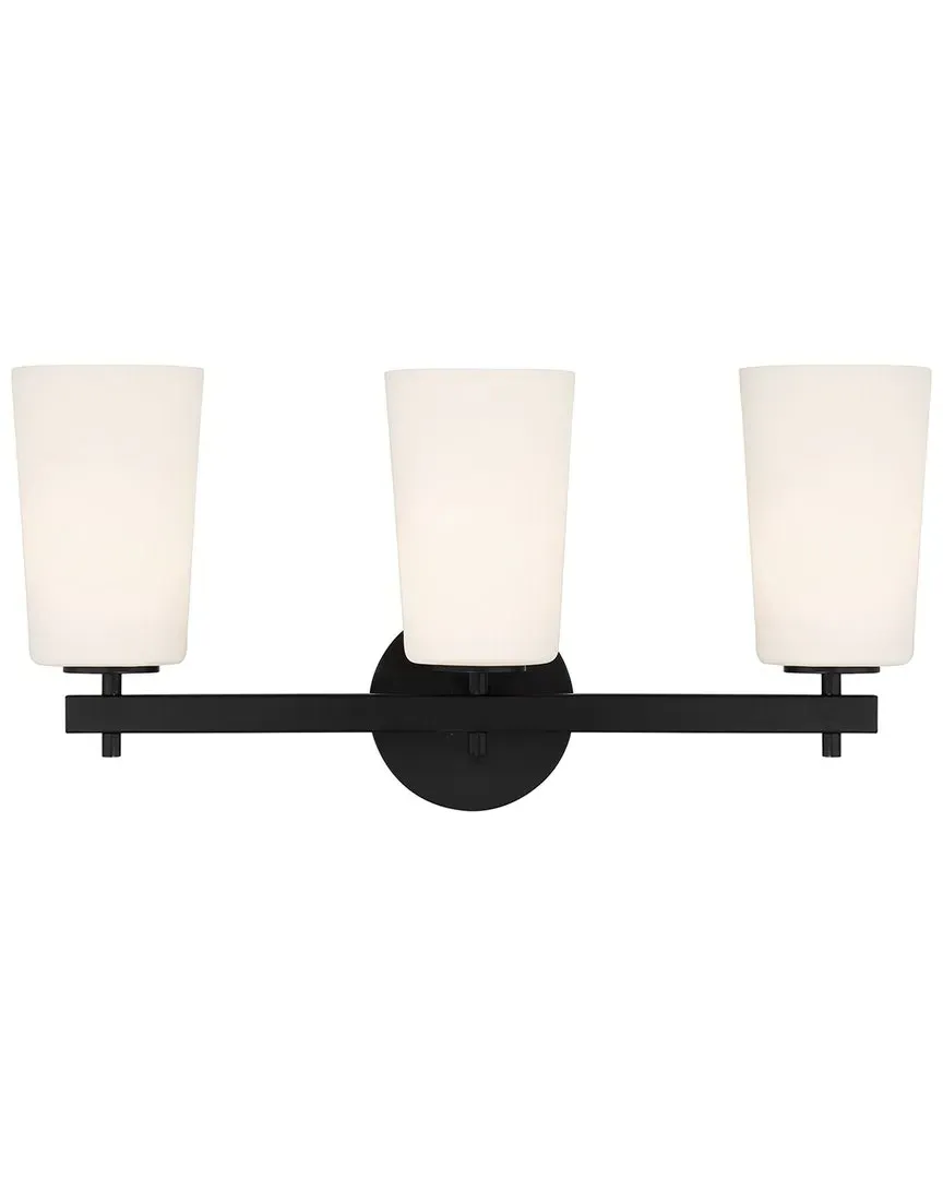 Colton 3-Light Wall Mount - Black, Steel