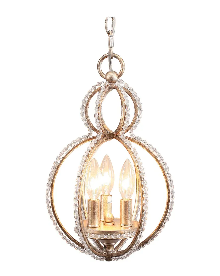 Crystorama 3-Light Garland Mini Chandelier - Distressed Twilight image