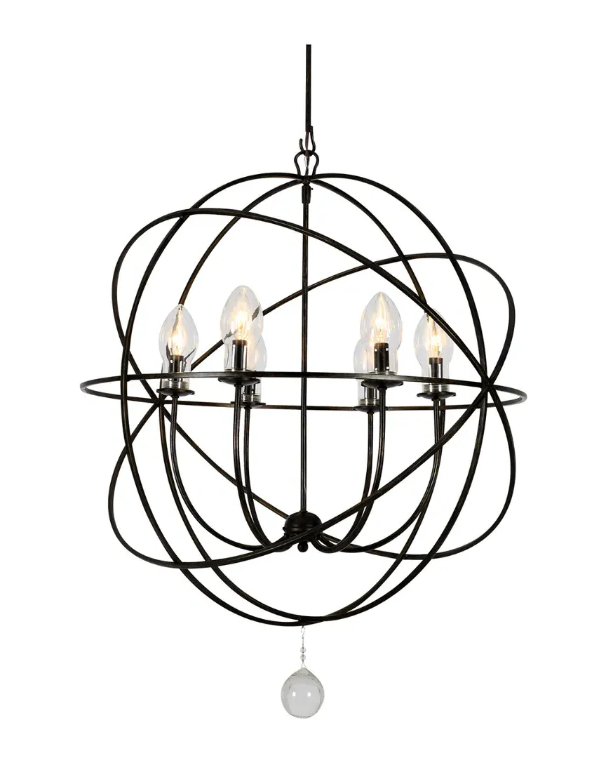 Crystorama 6-Light Solaris Outdoor Chandelier - English Bronze