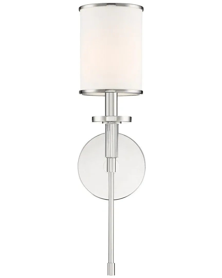 Crystorama Hatfield Wall Mount Light - Polished Nickel image
