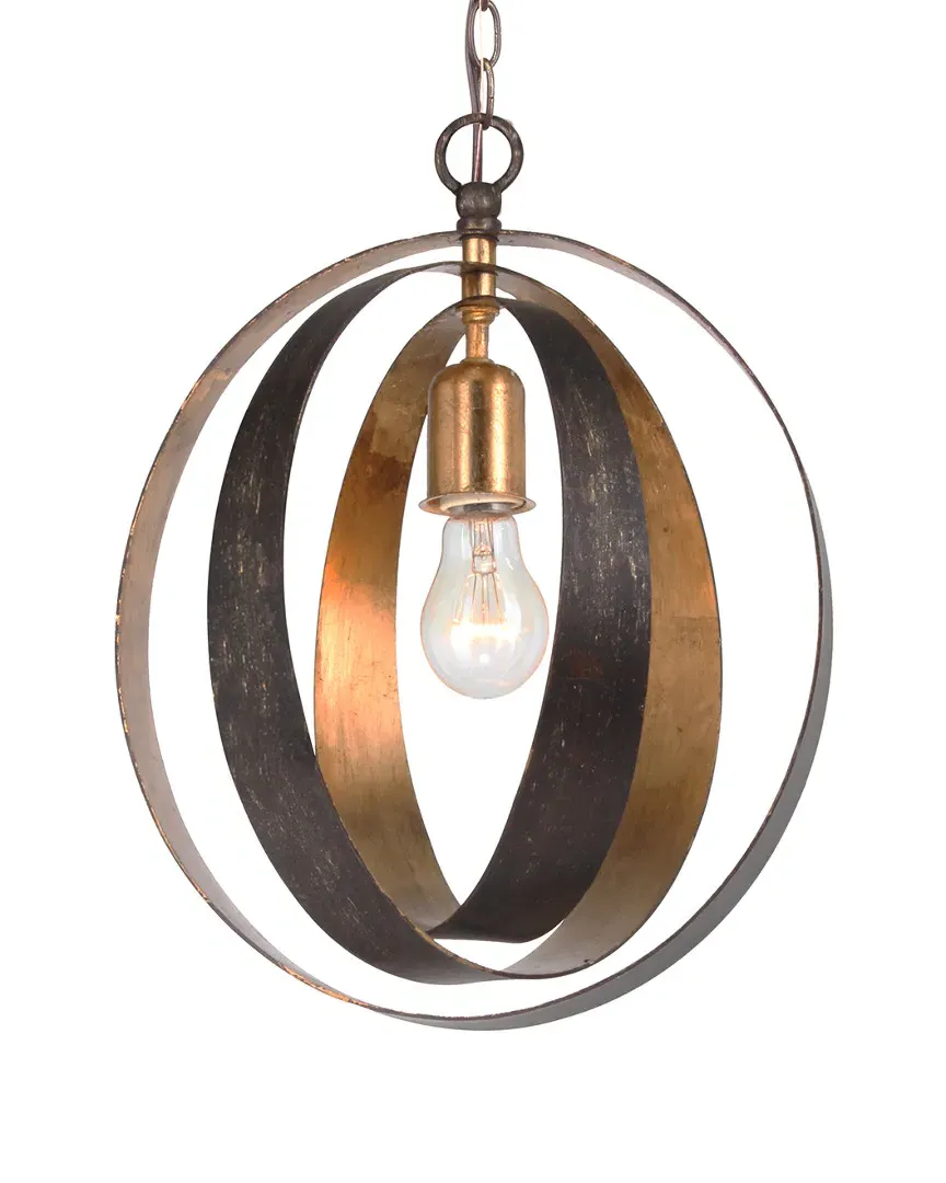 Crystorama Sphere Chandelier - English Bronze, Wrought Iron