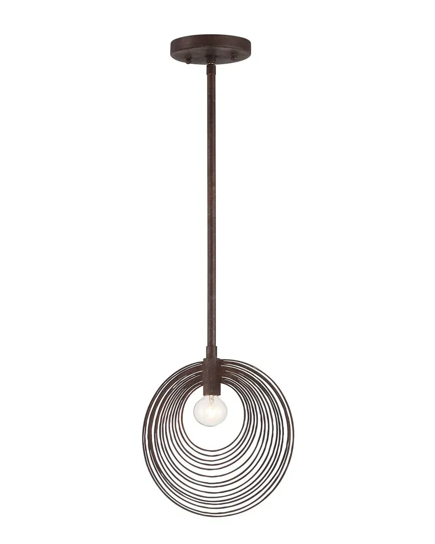 Doral 1 Light Pendant - Bronze, Wrought Iron image