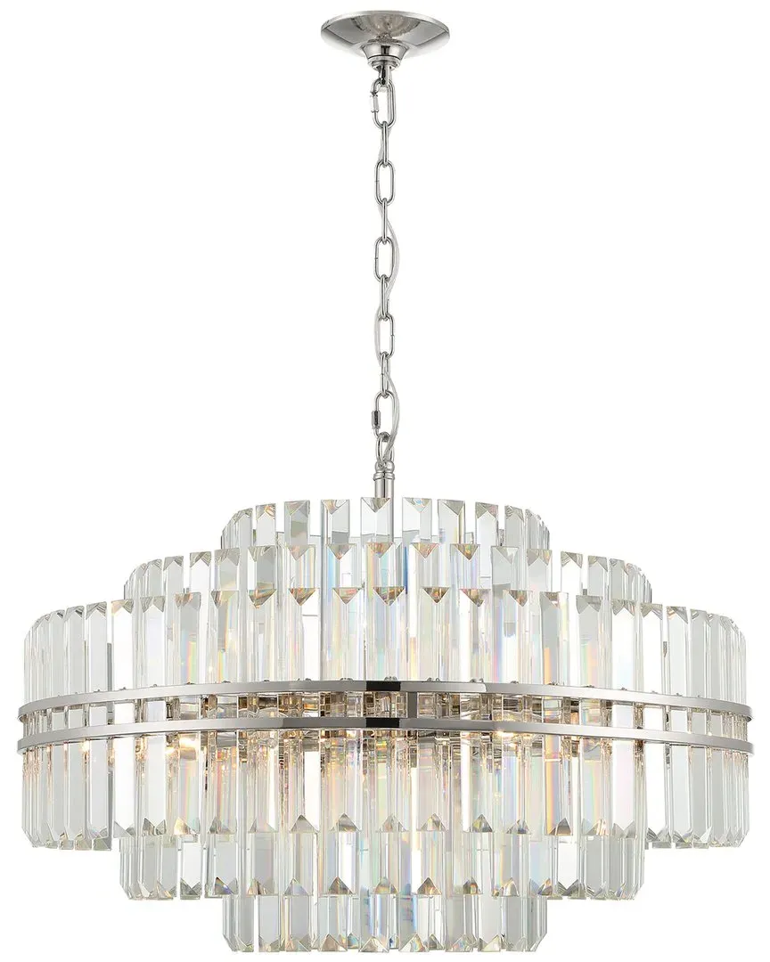 Hayes 16-Light Chandelier - Polished Nickel