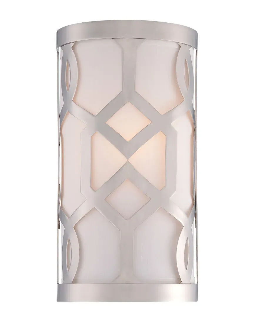 Jennings 1-Light Sconce - Polished Nickel, Steel