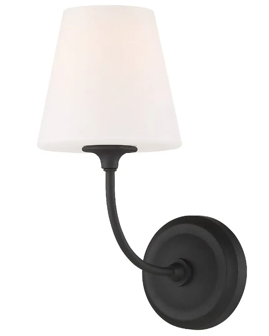 Libby Langdon Sylvan 1-Light Wall Mount - Black Forged image