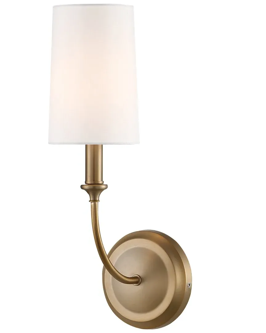 Libby Langdon Sylvan 1-Light Wall Sconce - Gold, Steel image