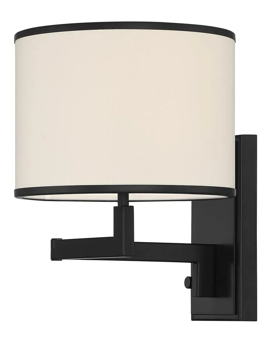 Madison 1 Light Task Light - Matte Black, Iron