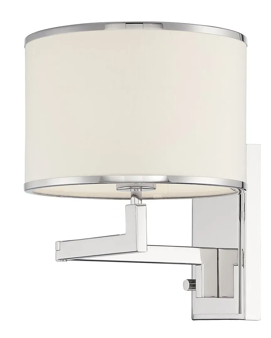 Madison 1 Light Task Light - Polished Nickel, Iron