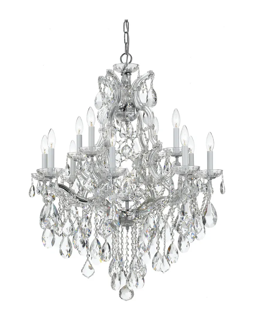 Maria Theresa 13-Light Chandelier with Swarovski Spectra - Chrome