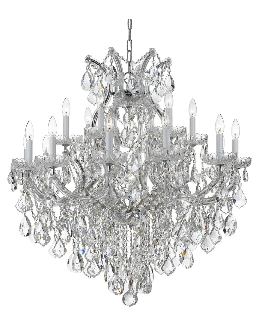 Maria Theresa 19-Light Chandelier - Chrome, Glass