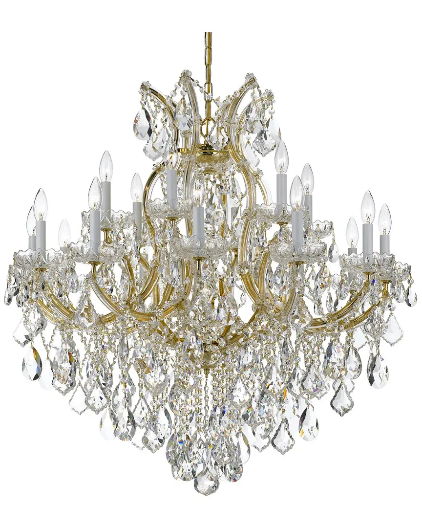 Maria Theresa 19-Light Chandelier - Gold, Glass