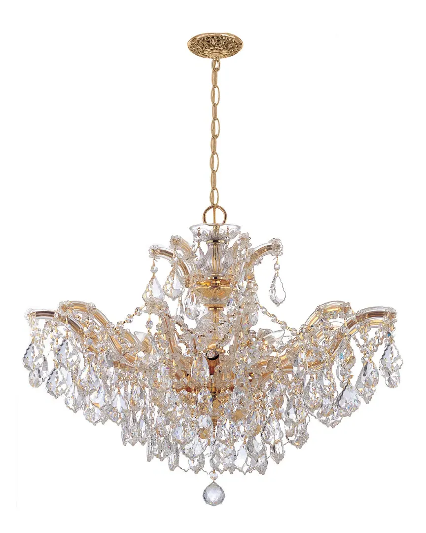 Maria Theresa 6-Light Chandelier - Gold, Glass