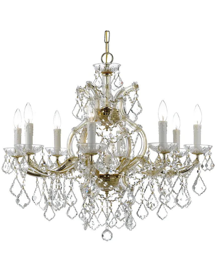 Maria Theresa 9-Light Chandelier - Gold, Glass