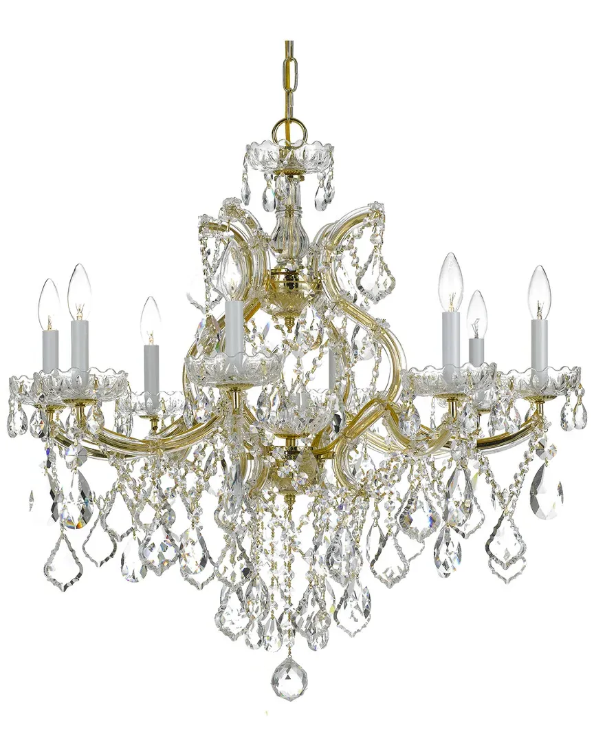 Maria Theresa 9-Light Chandelier - Gold, Glass