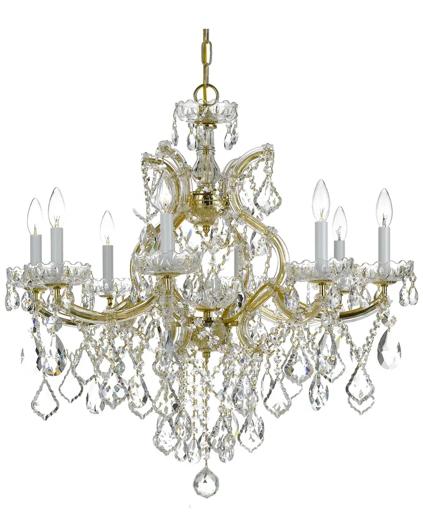 Maria Theresa 9-Light Chandelier - Gold, Glass
